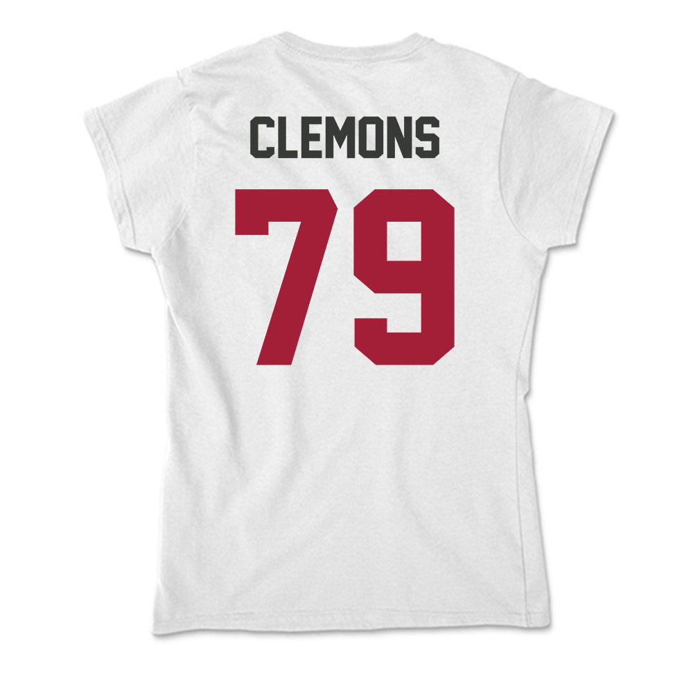 Arkansas - NCAA Football : Josiah Clemons - Soft Style Women’s T-Shirt-1