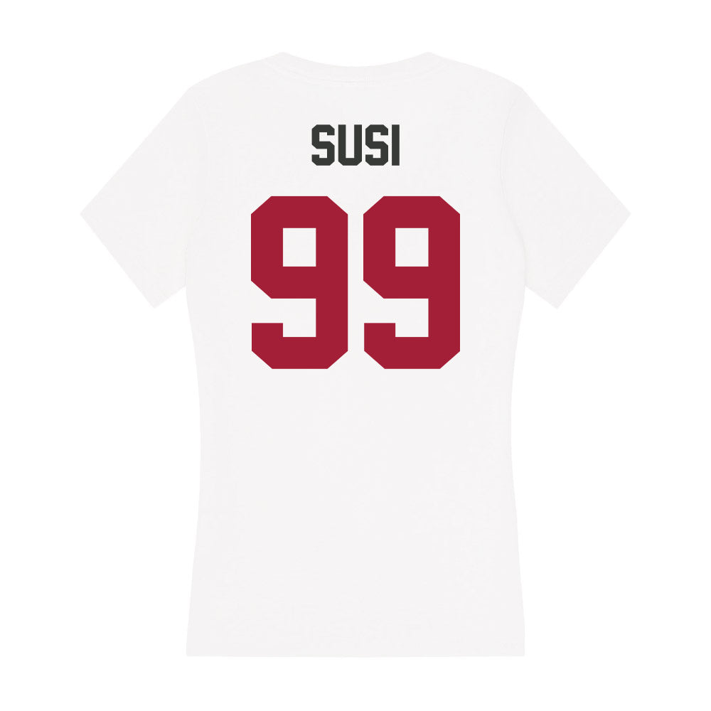 Arkansas - NCAA Women's Soccer : Zoe Susi - Women's V-Neck T-Shirt-1
