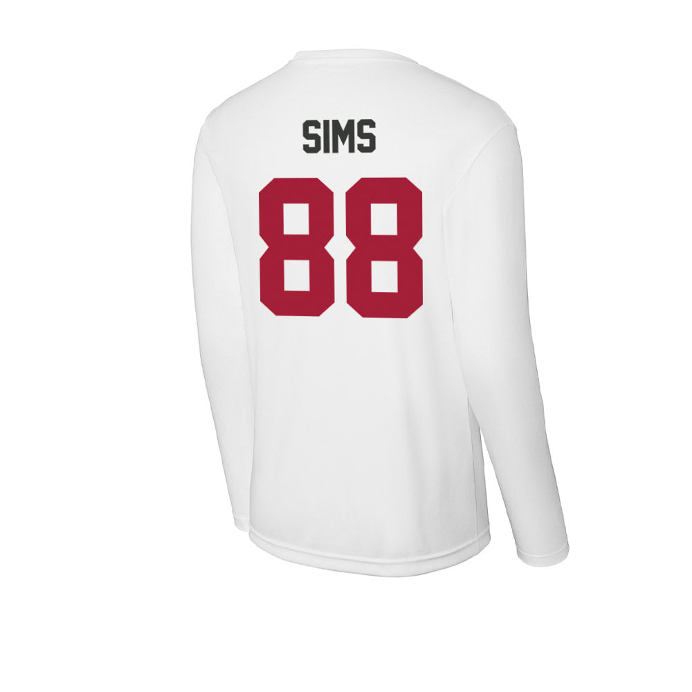 Arkansas - NCAA Football : Xadavien Sims - Activewear Long Sleeve T-Shirt-1
