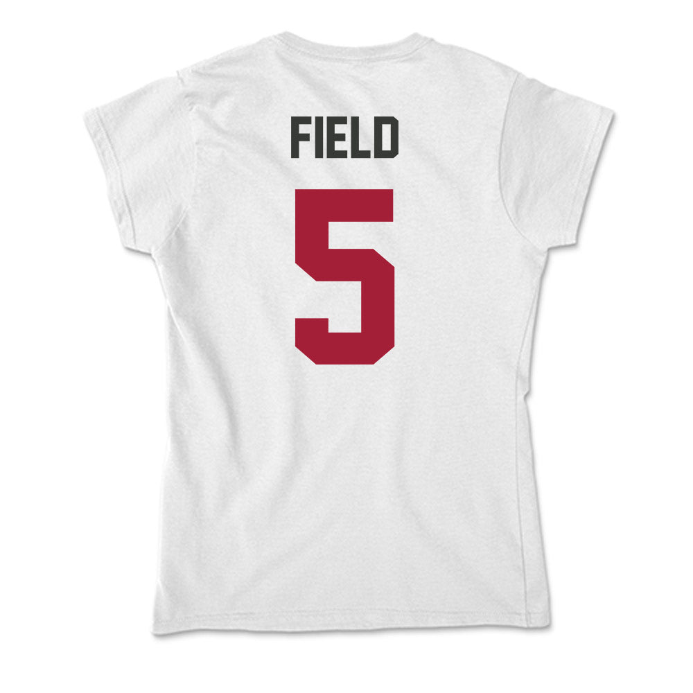 Arkansas - NCAA Women's Soccer : Bella Field - Soft Style Women’s T-Shirt-1