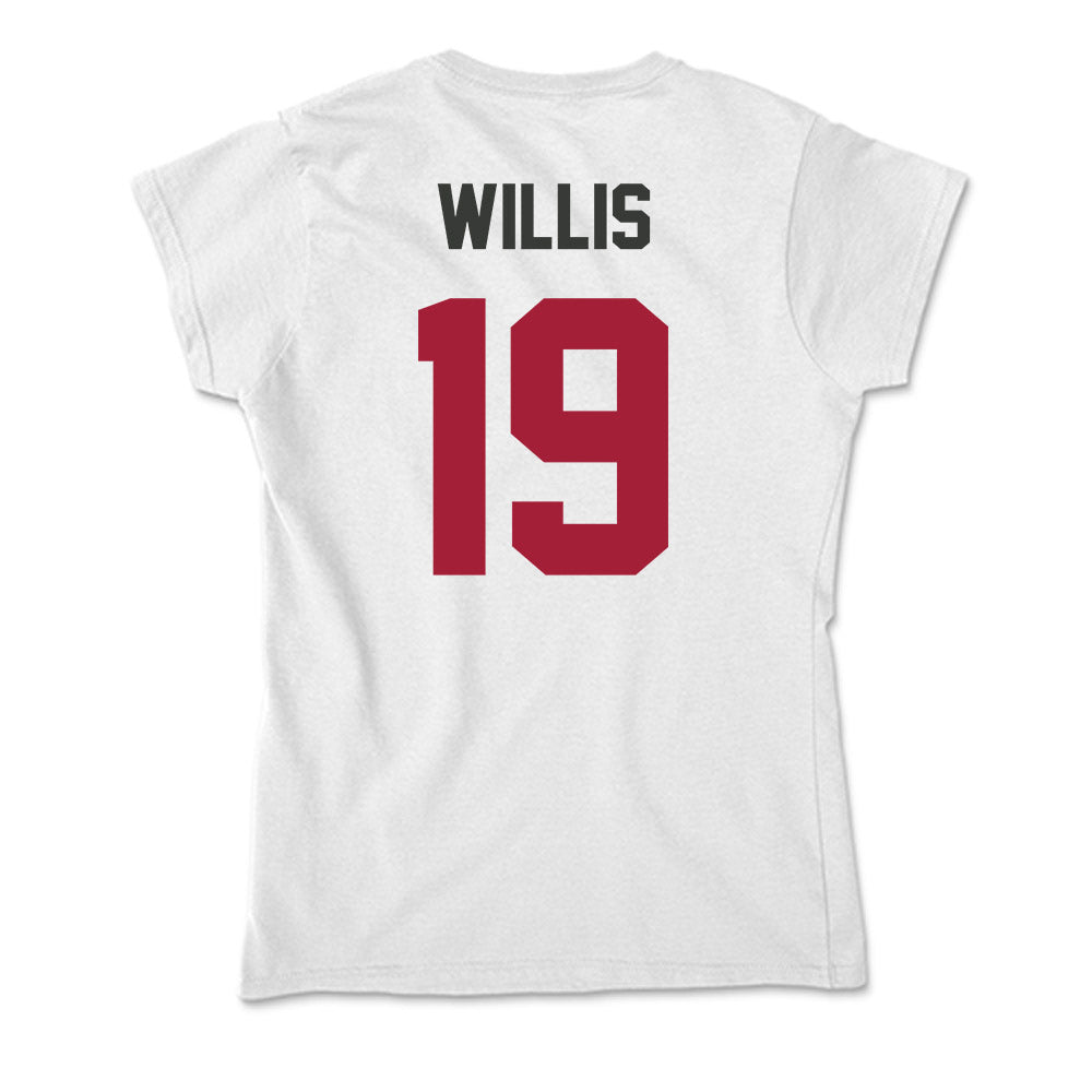Arkansas - NCAA Baseball : Carson Willis - Soft Style Women’s T-Shirt-1
