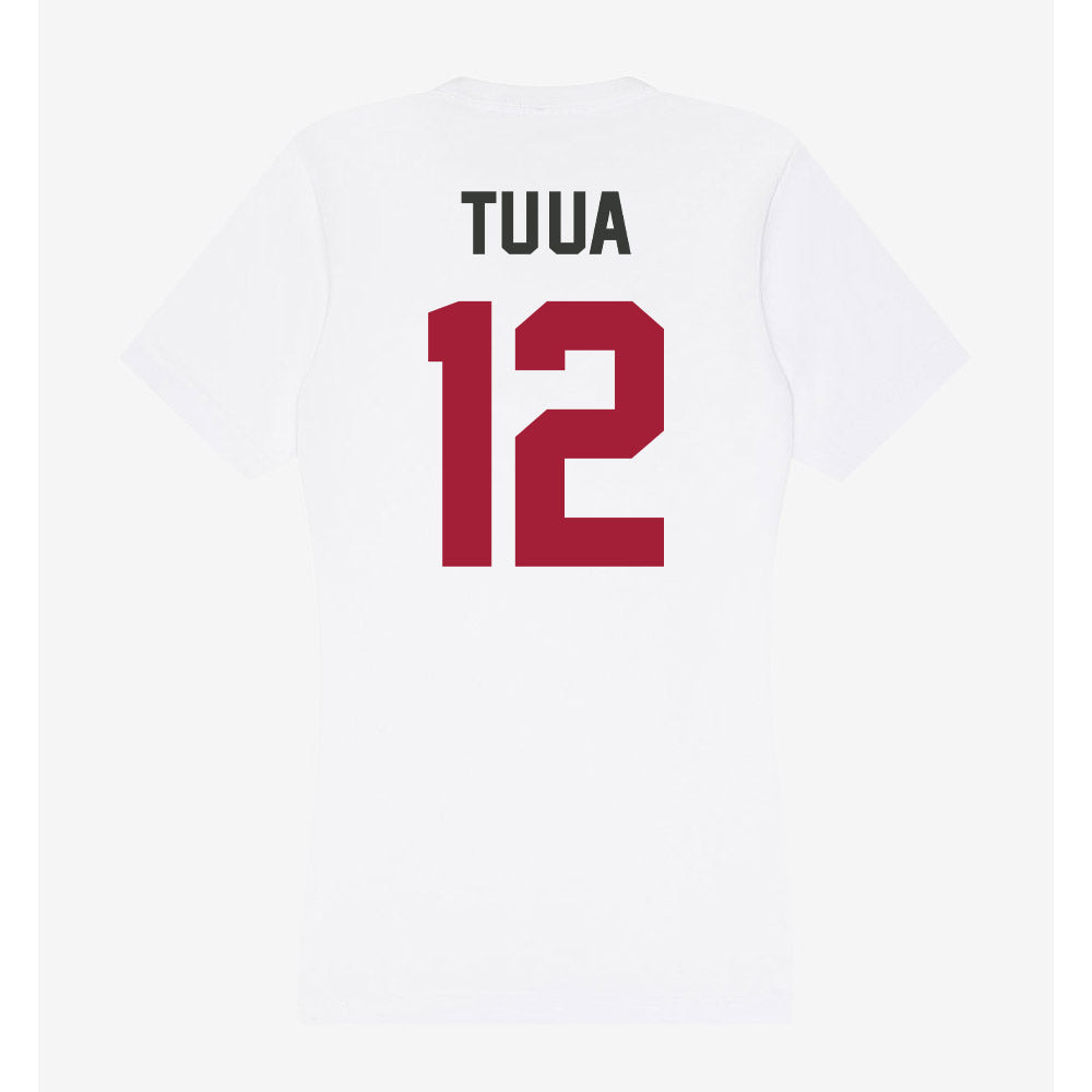 Arkansas - NCAA Women's Soccer : Vailana Tu'ua - Women's V-Neck T-Shirt-1