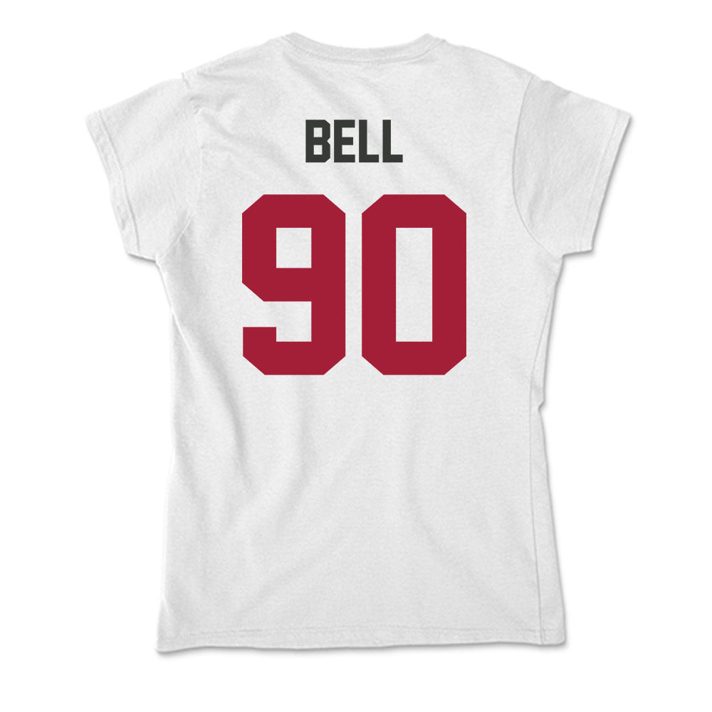 Arkansas - NCAA Football : Caleb Bell - Soft Style Women’s T-Shirt-1