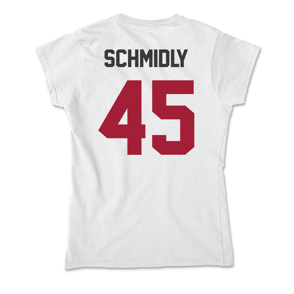 Arkansas - NCAA Football : Max Schmidly - Soft Style Women’s T-Shirt-1