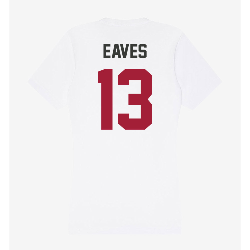 Arkansas - NCAA Baseball : Steele Eaves - Women's V-Neck T-Shirt-1