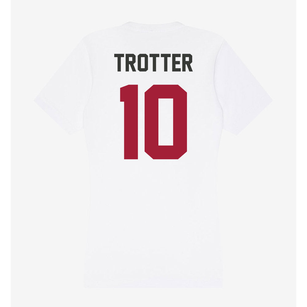 Arkansas - NCAA Football : Cade Trotter - Women's V-Neck T-Shirt-1