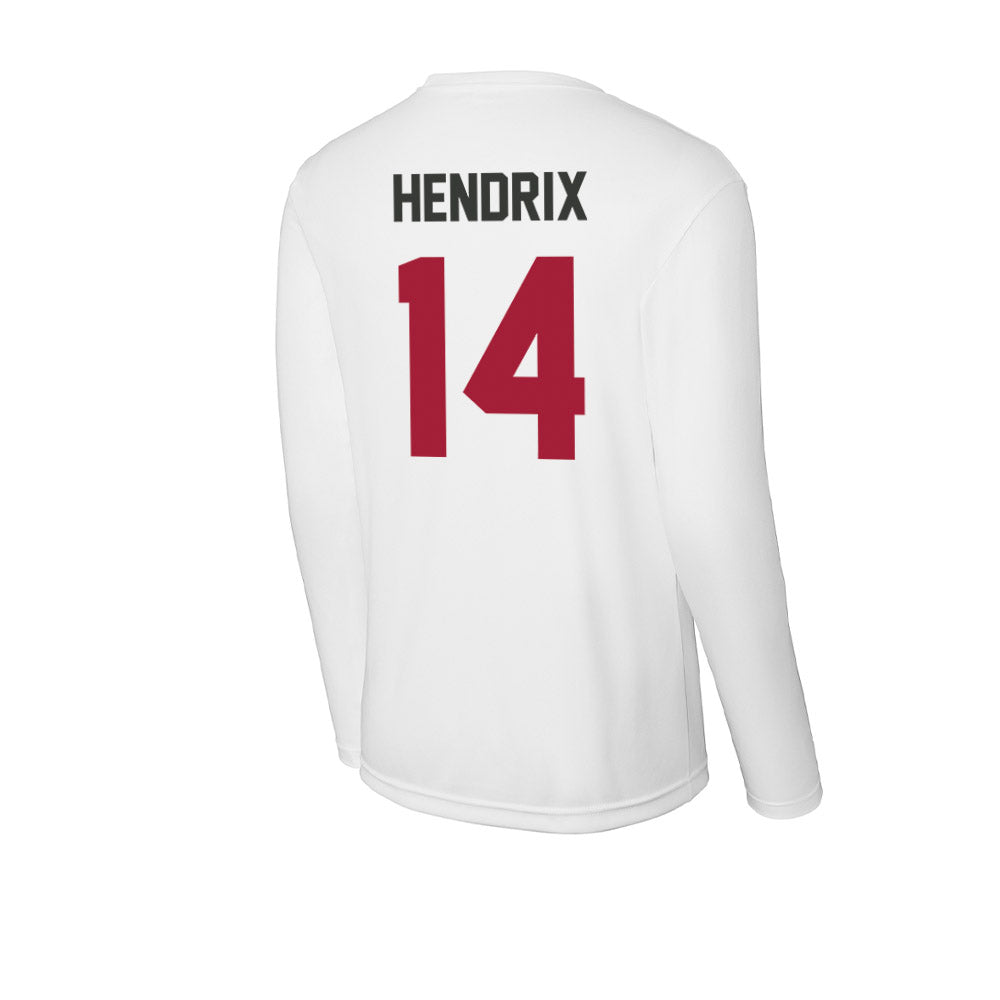 Arkansas - NCAA Football : Hank Hendrix - Activewear Long Sleeve T-Shirt-1