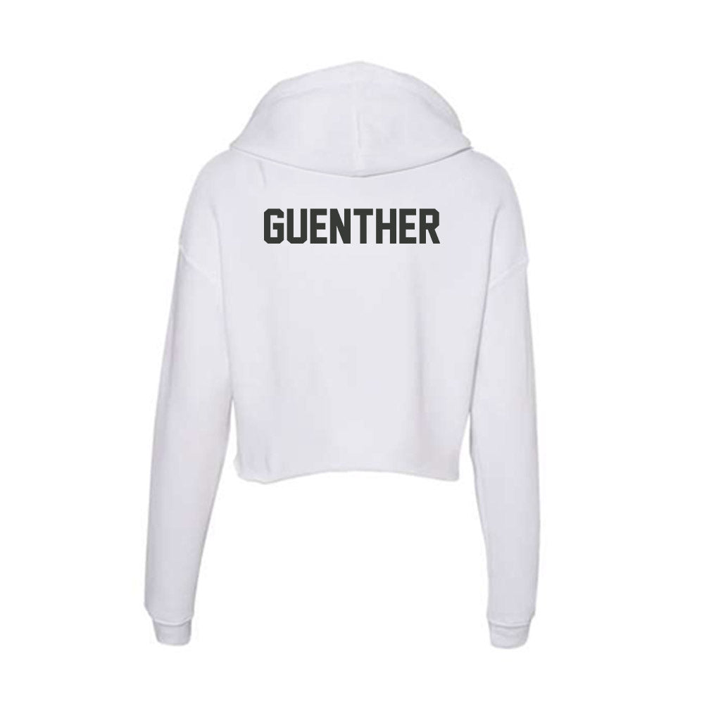 Arkansas - NCAA Women's Gymnastics : Giselle Guenther - Women's Crop Fleece Hooded Sweatshirt-1
