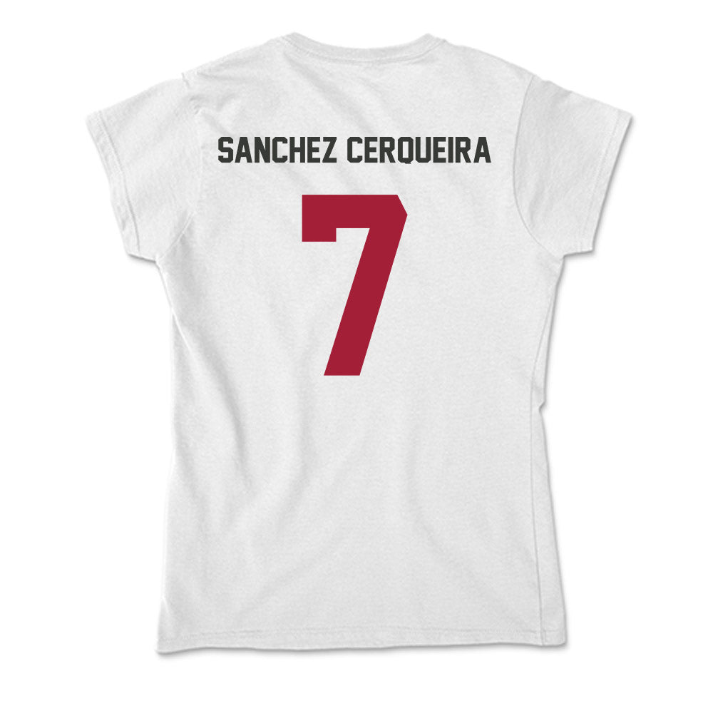 Arkansas - NCAA Women's Basketball : Cristina Sanchez Cerqueira - Soft Style Women’s T-Shirt-1