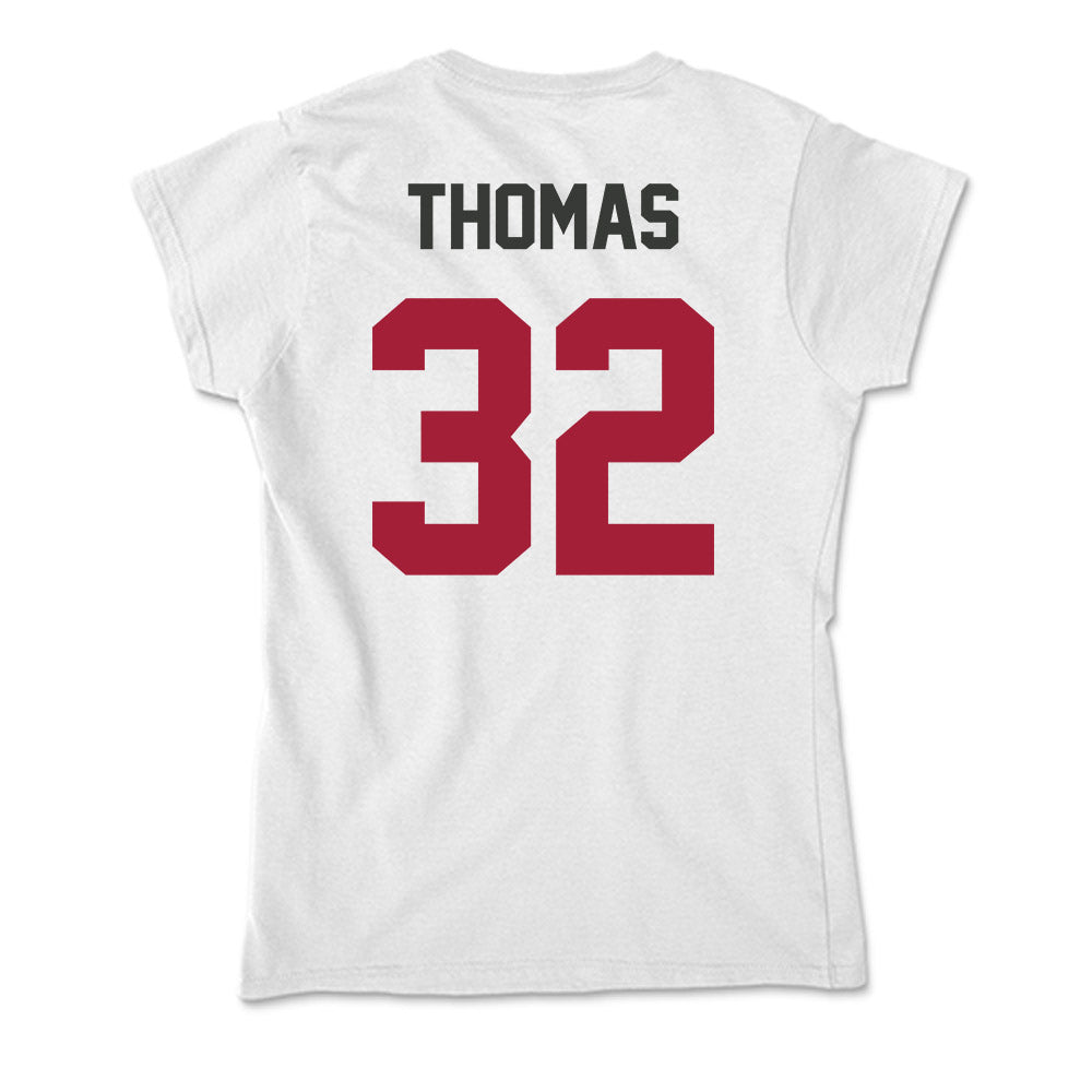 Arkansas - NCAA Women's Basketball : D'Asia Thomas - Soft Style Women’s T-Shirt-1