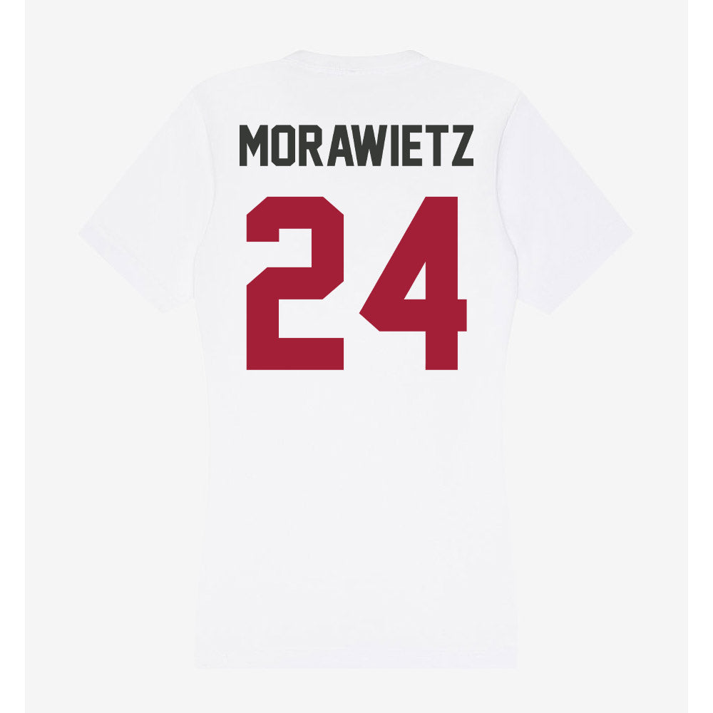 Arkansas - NCAA Women's Soccer : Kayla Morawietz - Women's V-Neck T-Shirt-1