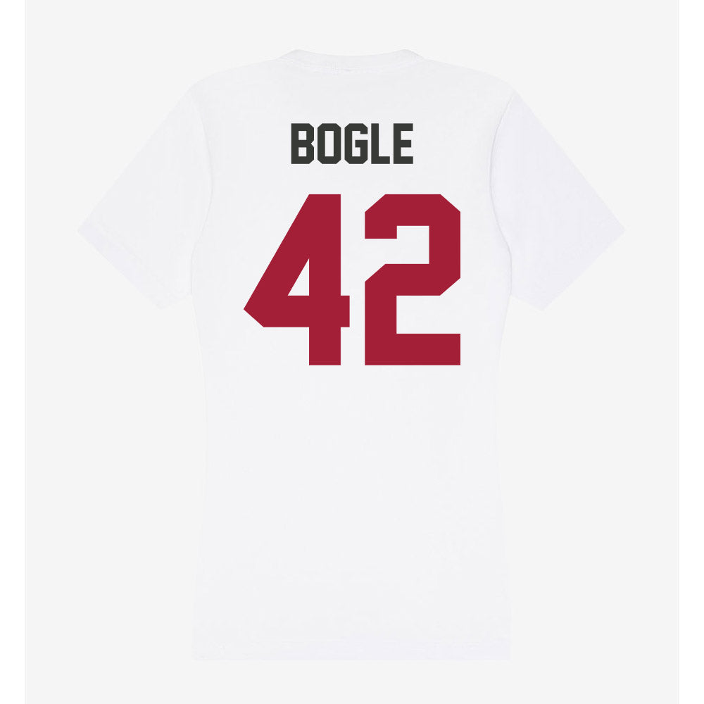 Arkansas - NCAA Football : Ben Bogle - Women's V-Neck T-Shirt-1