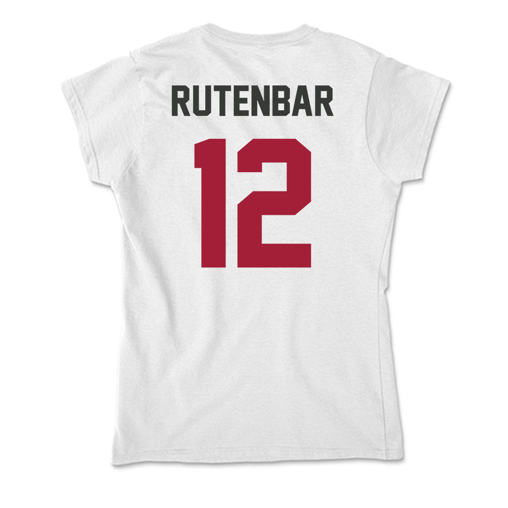 Arkansas - NCAA Baseball : Carter Rutenbar - Soft Style Women’s T-Shirt-1