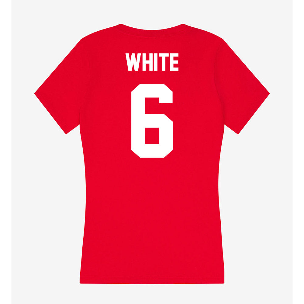 Gonzaga - NCAA Baseball : Landon White - Women's V-Neck T-Shirt-1