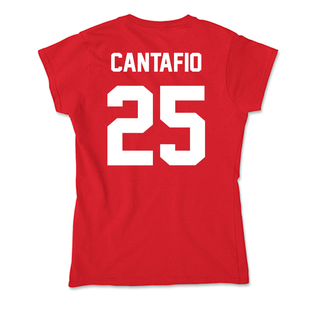 Gonzaga - NCAA Men's Soccer : Dylan Cantafio - Soft Style Women’s T-Shirt-1