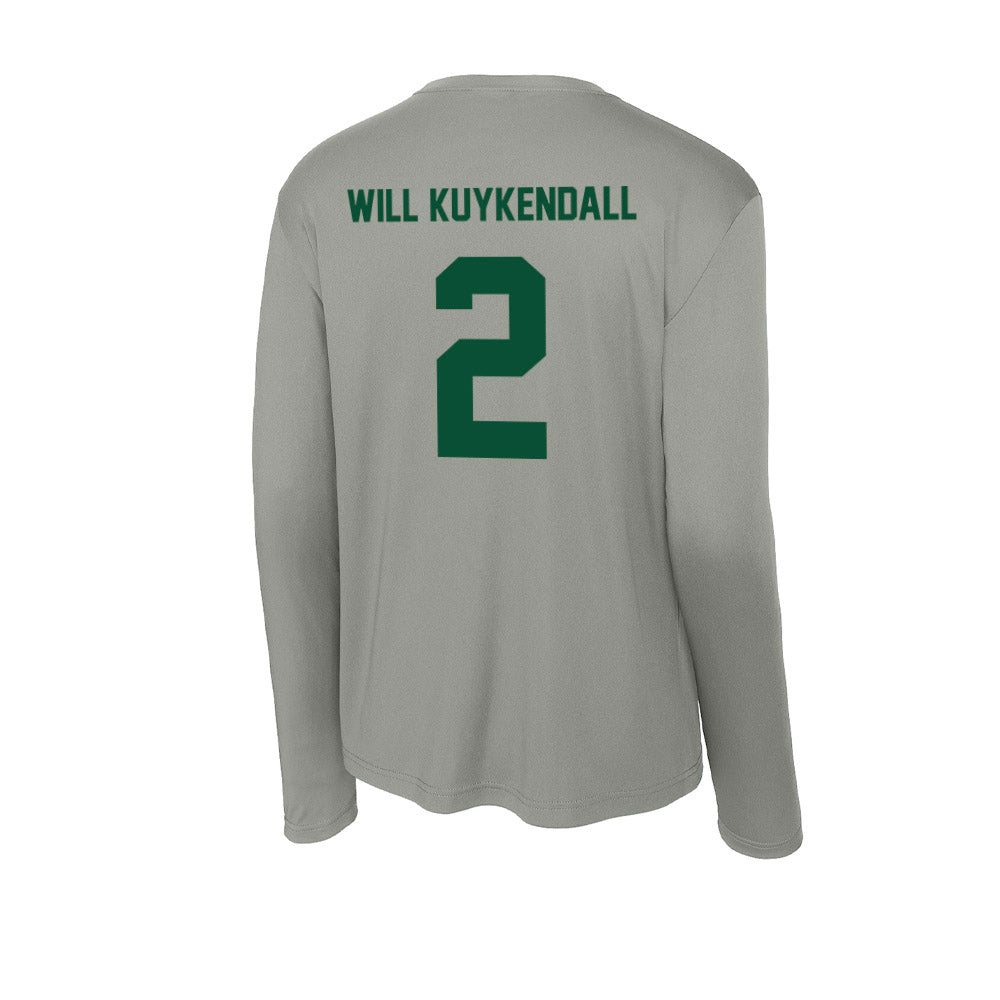 Baylor - NCAA Men's Basketball : Will Will Kuykendall - Activewear Long Sleeve T-Shirt-1
