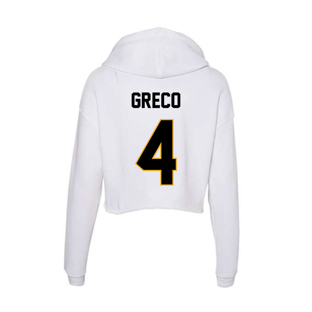 Missouri - NCAA Football : Trajen Greco - Classic Shersey Women's Crop Fleece Hooded Sweatshirt-1