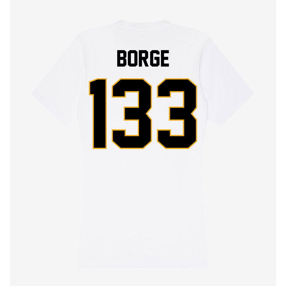 Missouri - NCAA Wrestling : Zion Borge - Classic Shersey Women's V-Neck T-Shirt-1