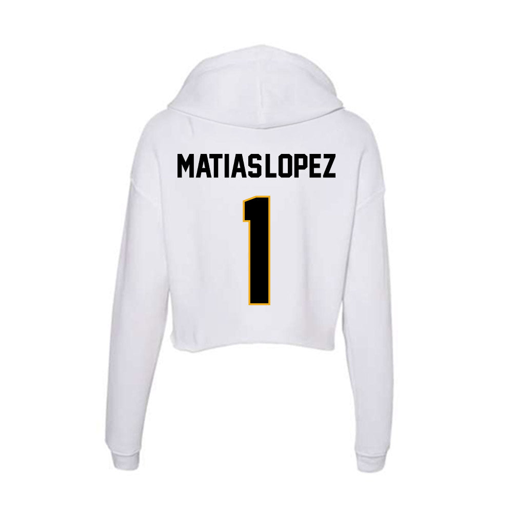 Missouri - NCAA Women's Volleyball : Zoey Matias-Lopez - Classic Shersey Women's Crop Fleece Hooded Sweatshirt-1