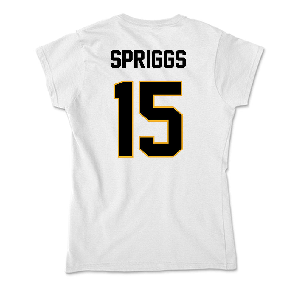 Missouri - NCAA Women's Soccer : shania spriggs - Soft Style Women’s T-Shirt-1