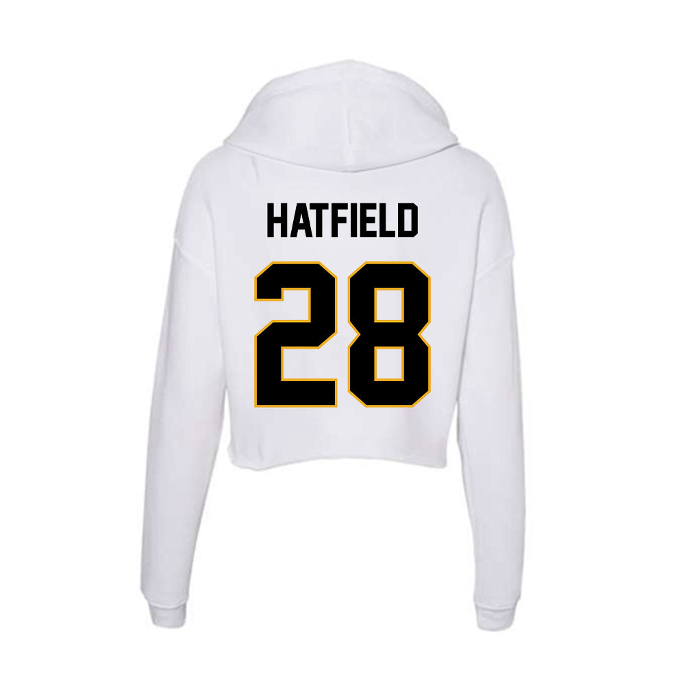 Missouri - NCAA Football : Preston Hatfield - Classic Shersey Women's Crop Fleece Hooded Sweatshirt-1