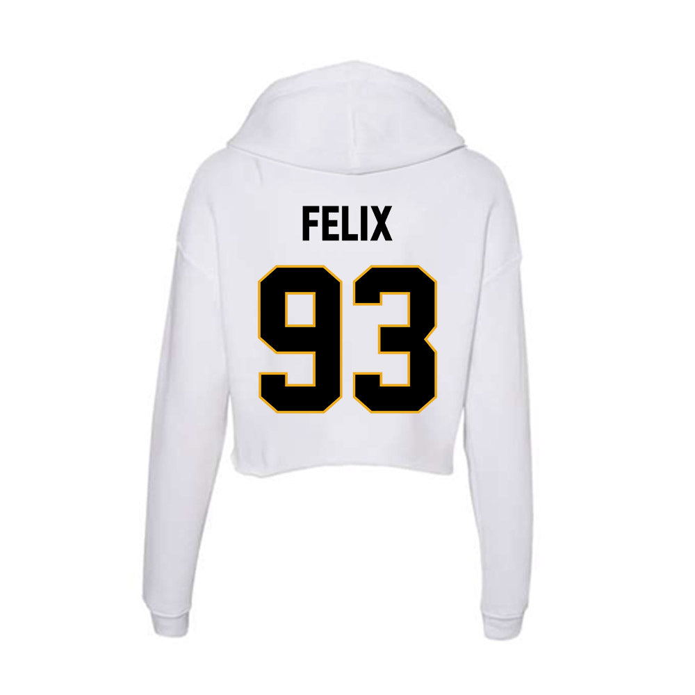 Missouri - NCAA Football : Jocques Felix - Classic Shersey Women's Crop Fleece Hooded Sweatshirt-1