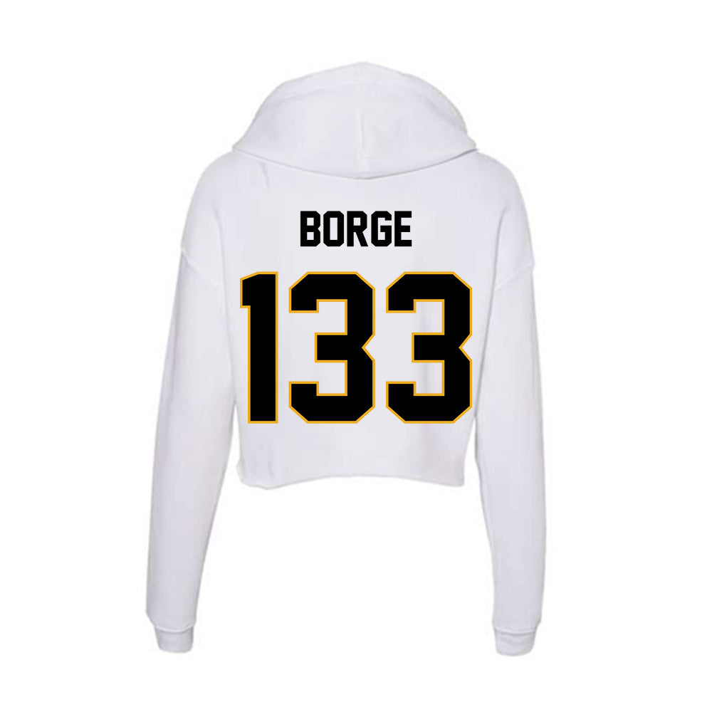Missouri - NCAA Wrestling : Zion Borge - Classic Shersey Women's Crop Fleece Hoodie-1