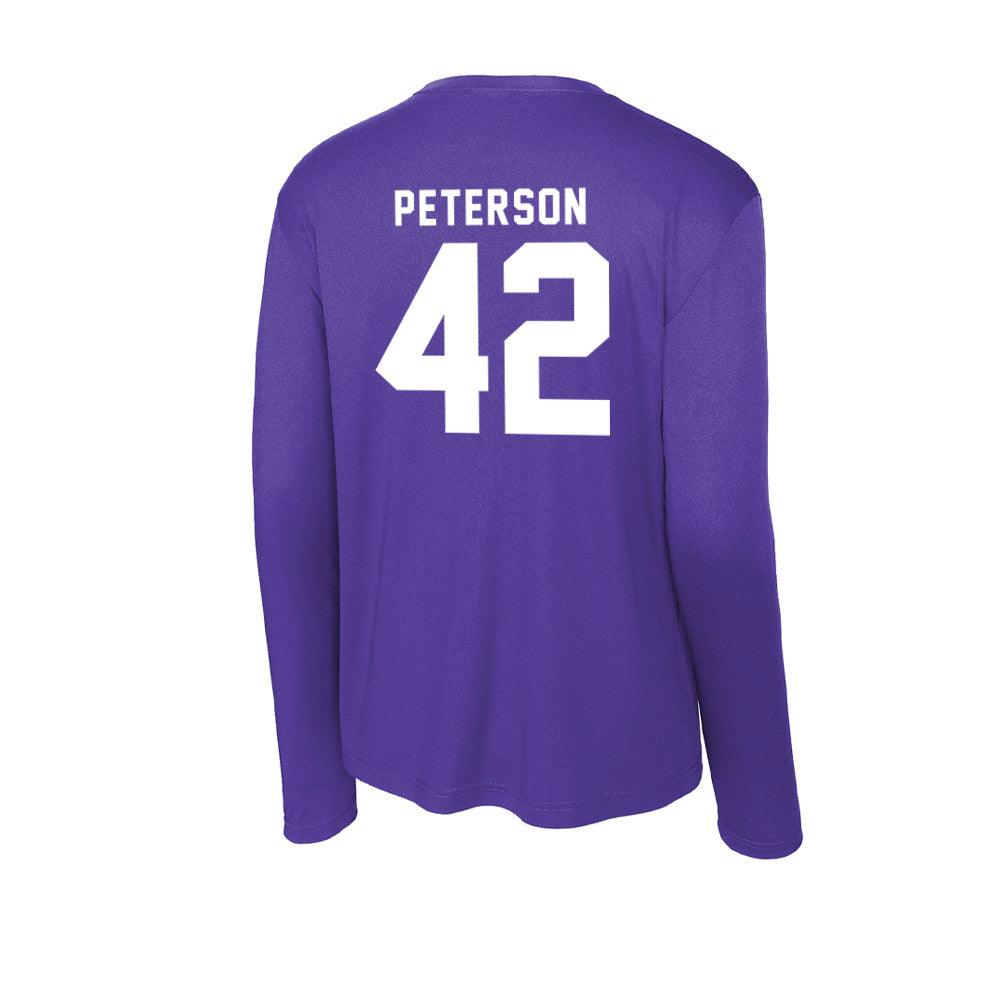 TCU - NCAA Football : Sebastian Peterson - Activewear Long Sleeve T-Shirt-1