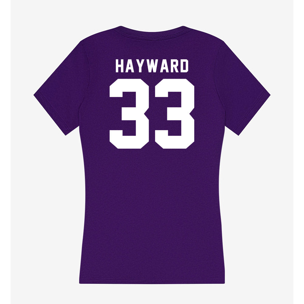 TCU - NCAA Football : Koron Hayward - Women's V-Neck T-Shirt-1