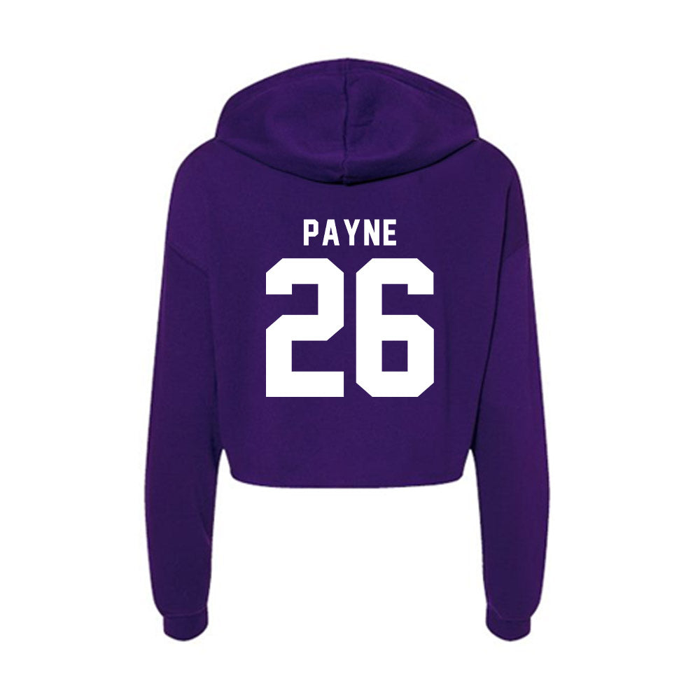 TCU - NCAA Football : Jeremy Payne - Women's Crop Fleece Hoodie-1