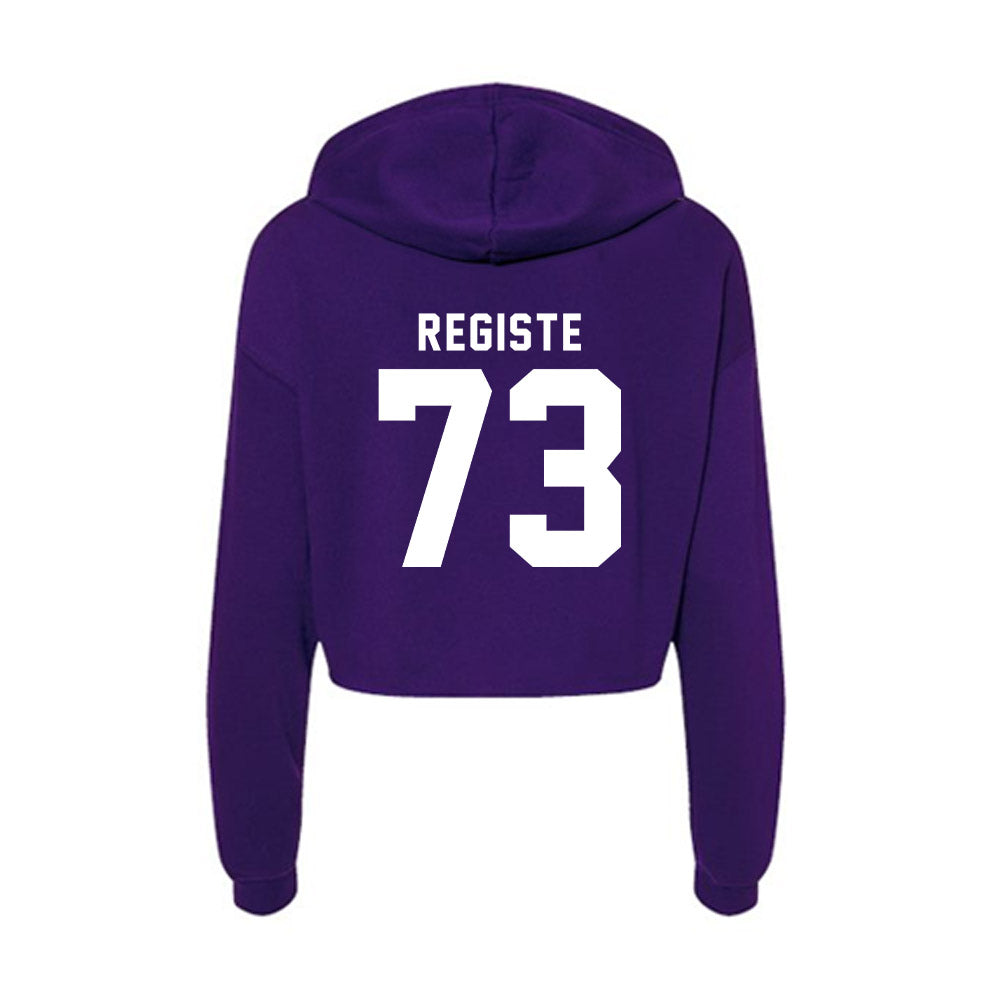 TCU - NCAA Football : Kilian Registe - Women's Crop Fleece Hoodie-1