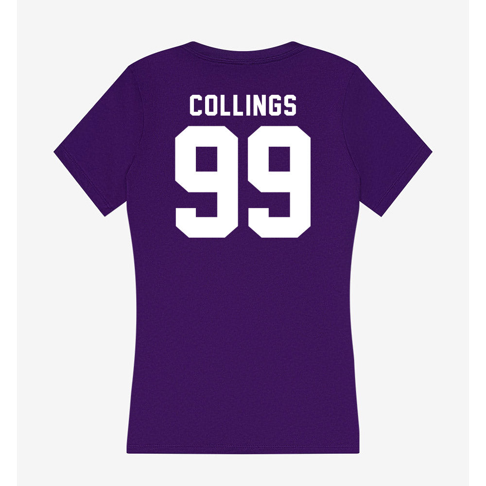 TCU - NCAA Women's Soccer : Eliza Collings - Women's V-Neck T-Shirt-1