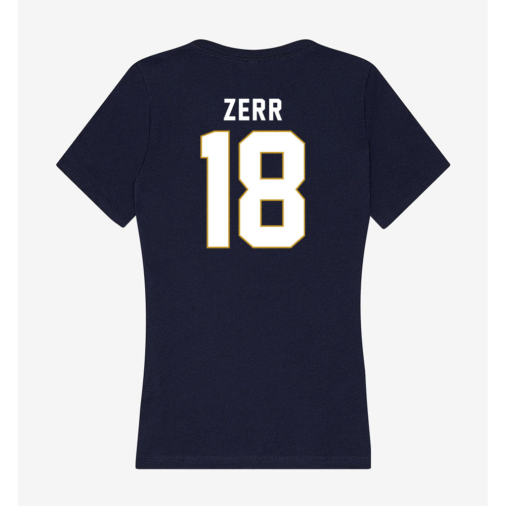 Notre Dame - NCAA Baseball : Aiden Zerr - Women's V-Neck T-Shirt-1