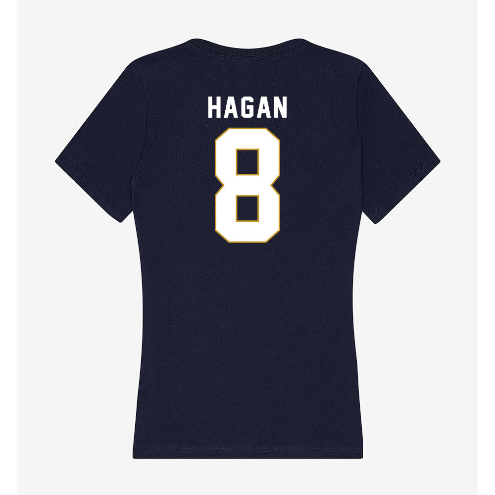 Notre Dame - NCAA Softball : Lily Hagan - Women's V-Neck T-Shirt-1