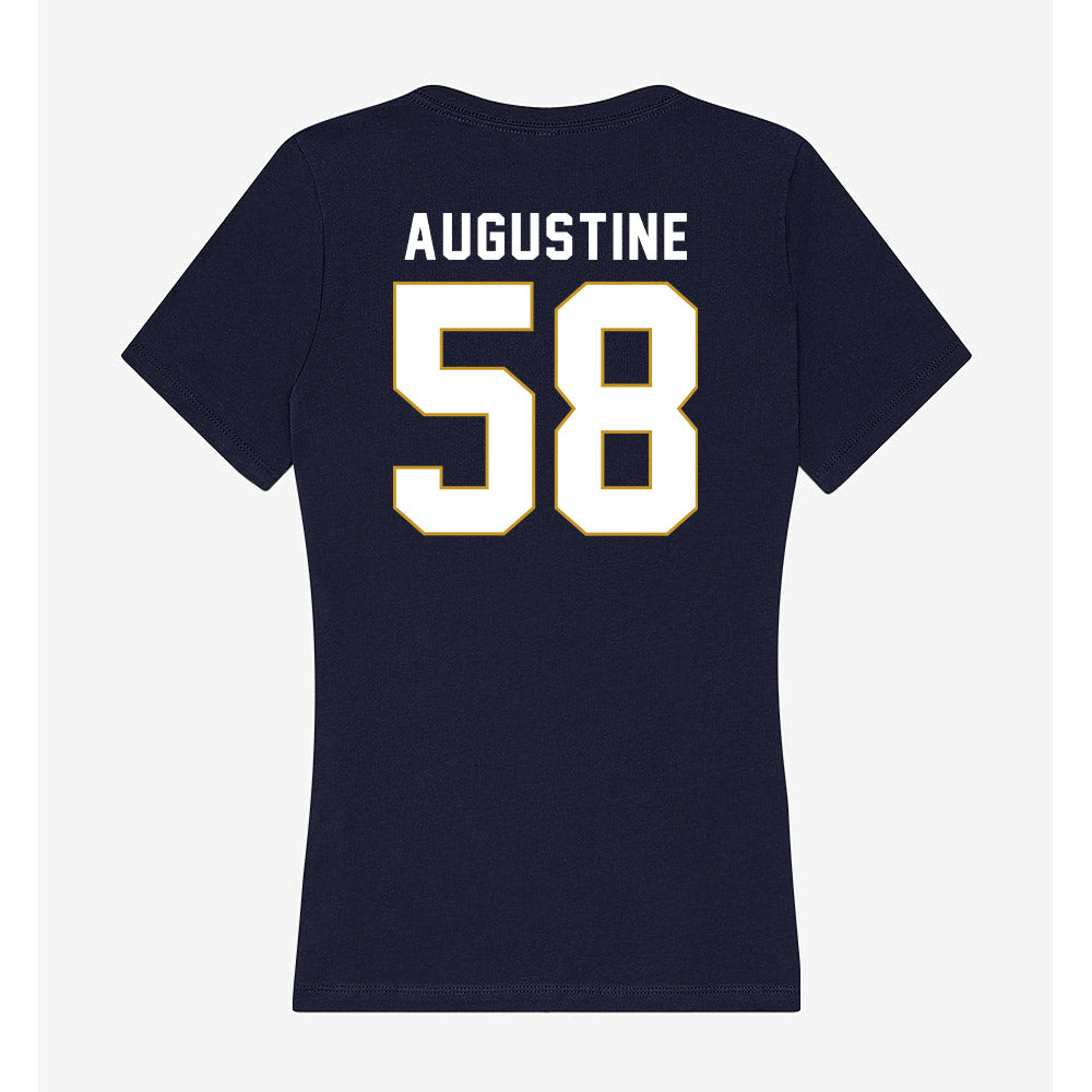 Notre Dame - NCAA Football : Matty Augustine - Women's V-Neck T-Shirt-1