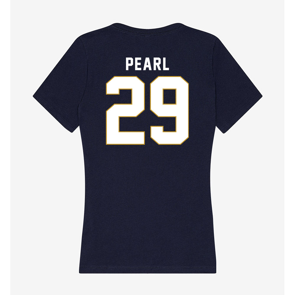 Notre Dame - NCAA Women's Soccer : Rowan Pearl - Women's V-Neck T-Shirt-1