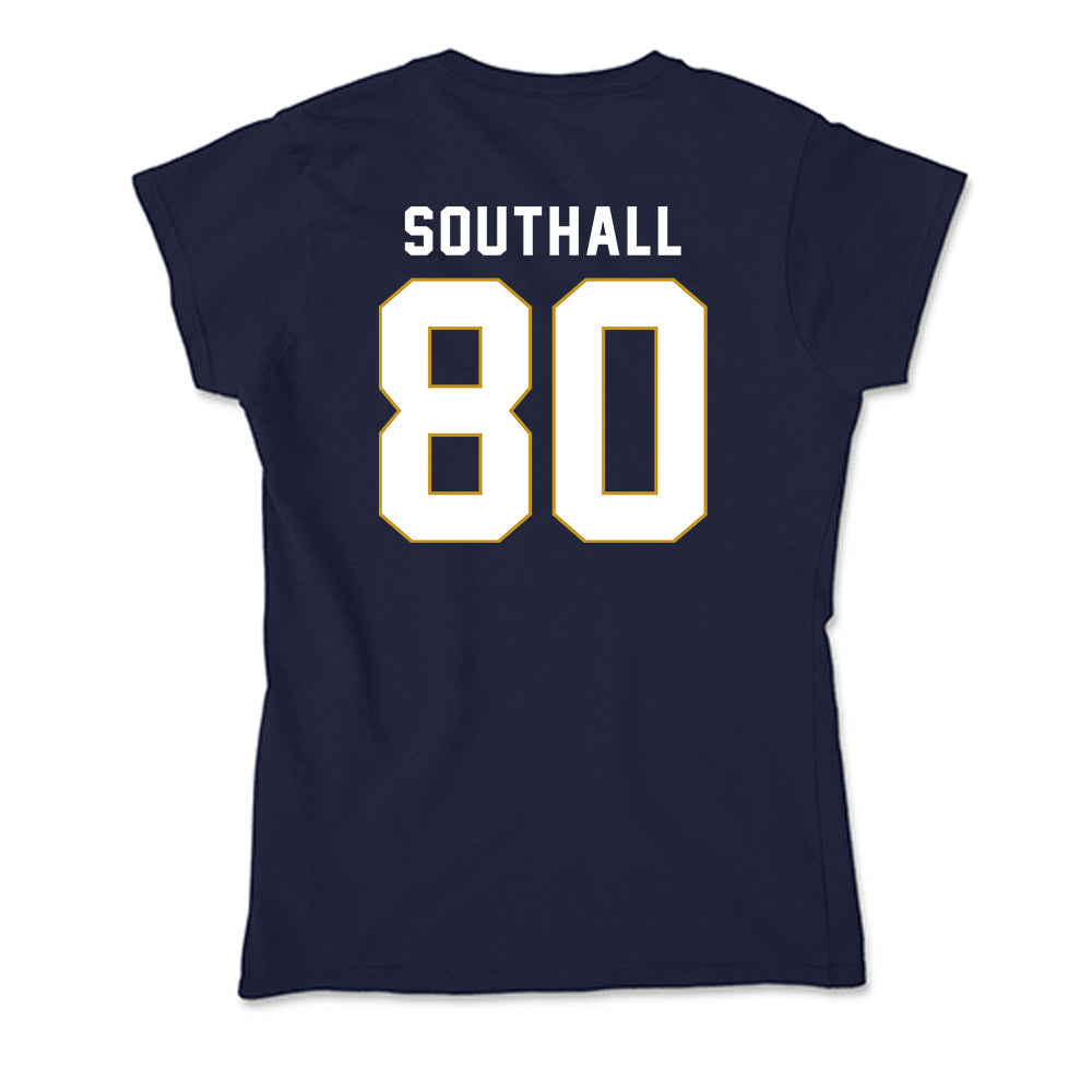 Notre Dame - NCAA Football : Xavier Southall - Soft Style Women’s T-Shirt-1