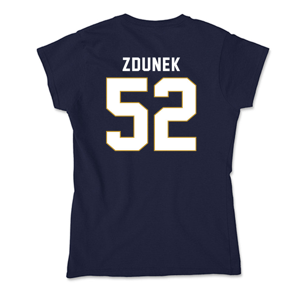 Notre Dame - NCAA Baseball : Eric Zdunek - Soft Style Women’s T-Shirt-1