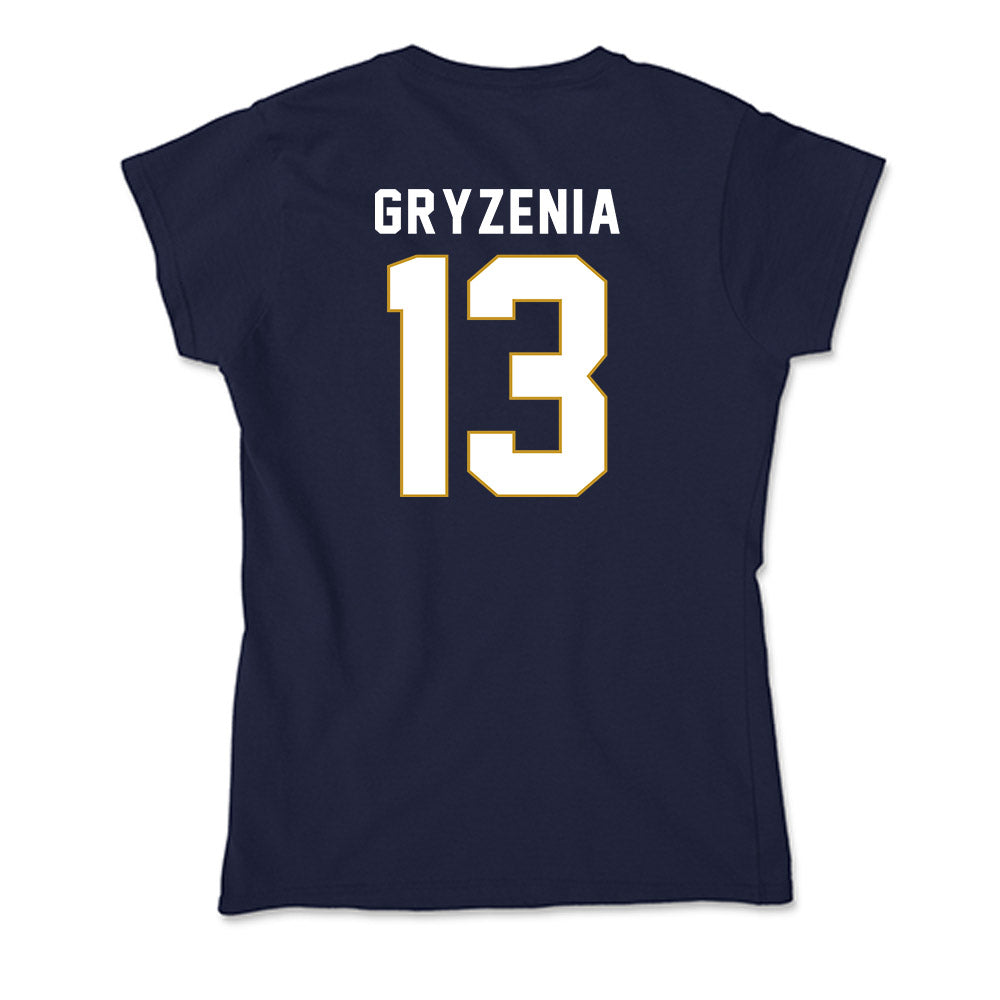 Notre Dame - NCAA Men's Lacrosse : Andrew Gryzenia - Soft Style Women’s T-Shirt-1