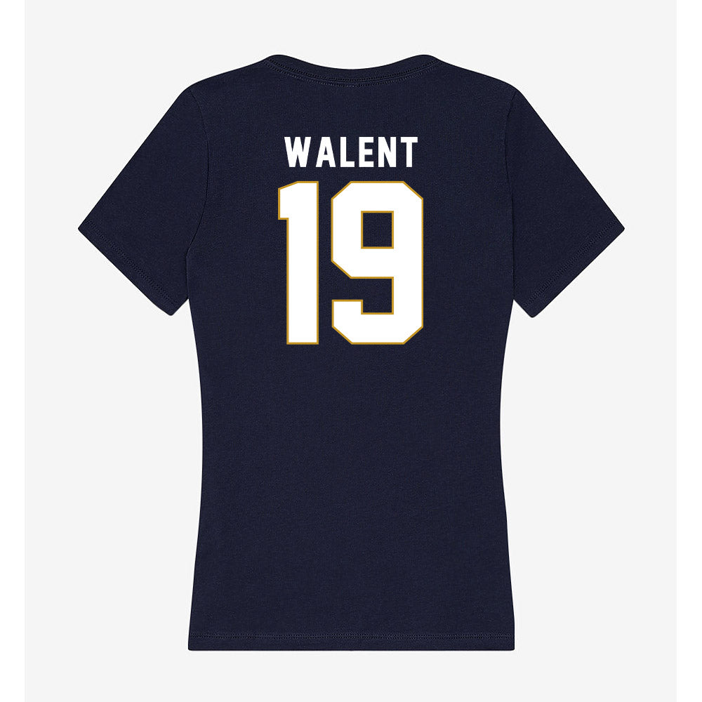 Notre Dame - NCAA Men's Soccer : Vlad Walent - Women's V-Neck T-Shirt-1
