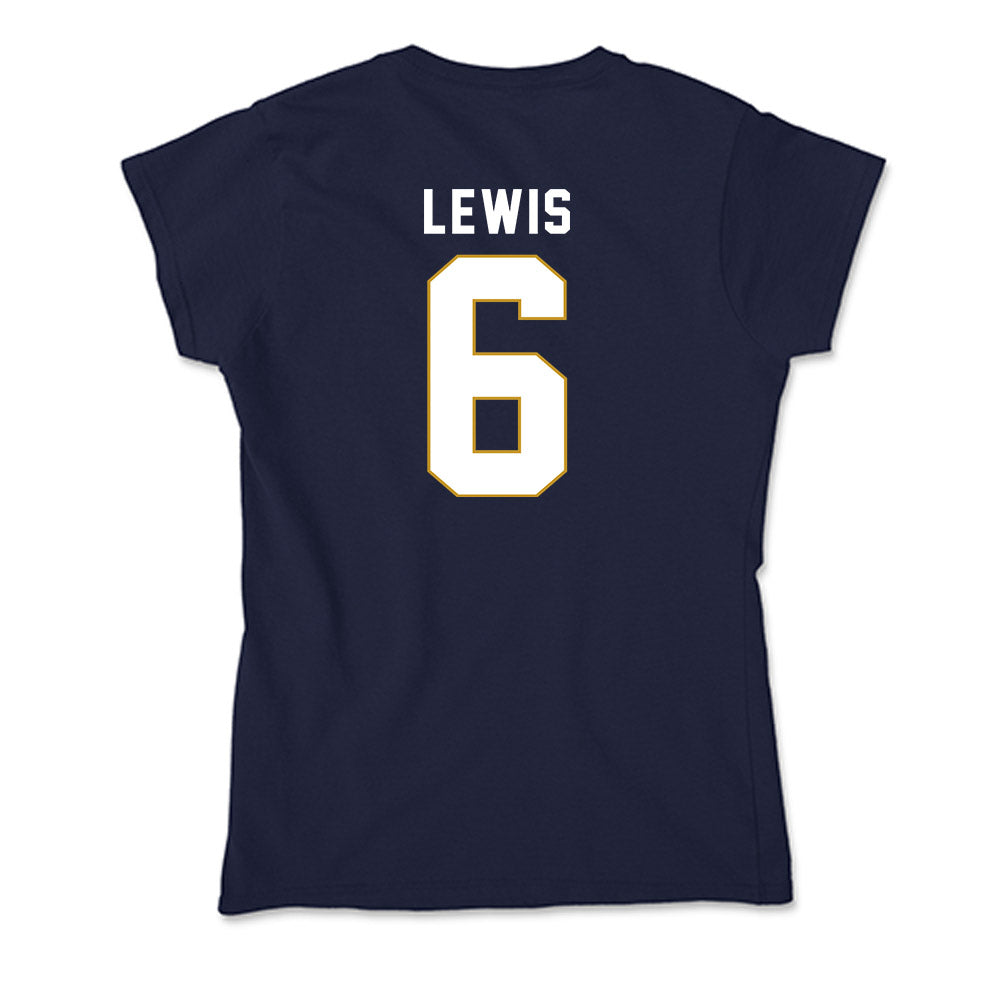 Notre Dame - NCAA Men's Soccer : Wyatt Lewis - Soft Style Women’s T-Shirt-1