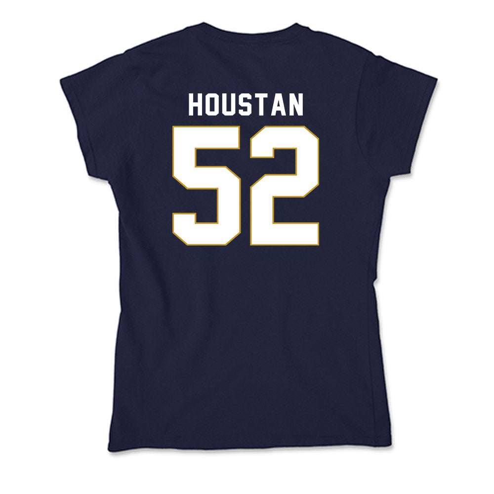 Notre Dame - NCAA Football : Devan Houstan - Soft Style Women’s T-Shirt-1