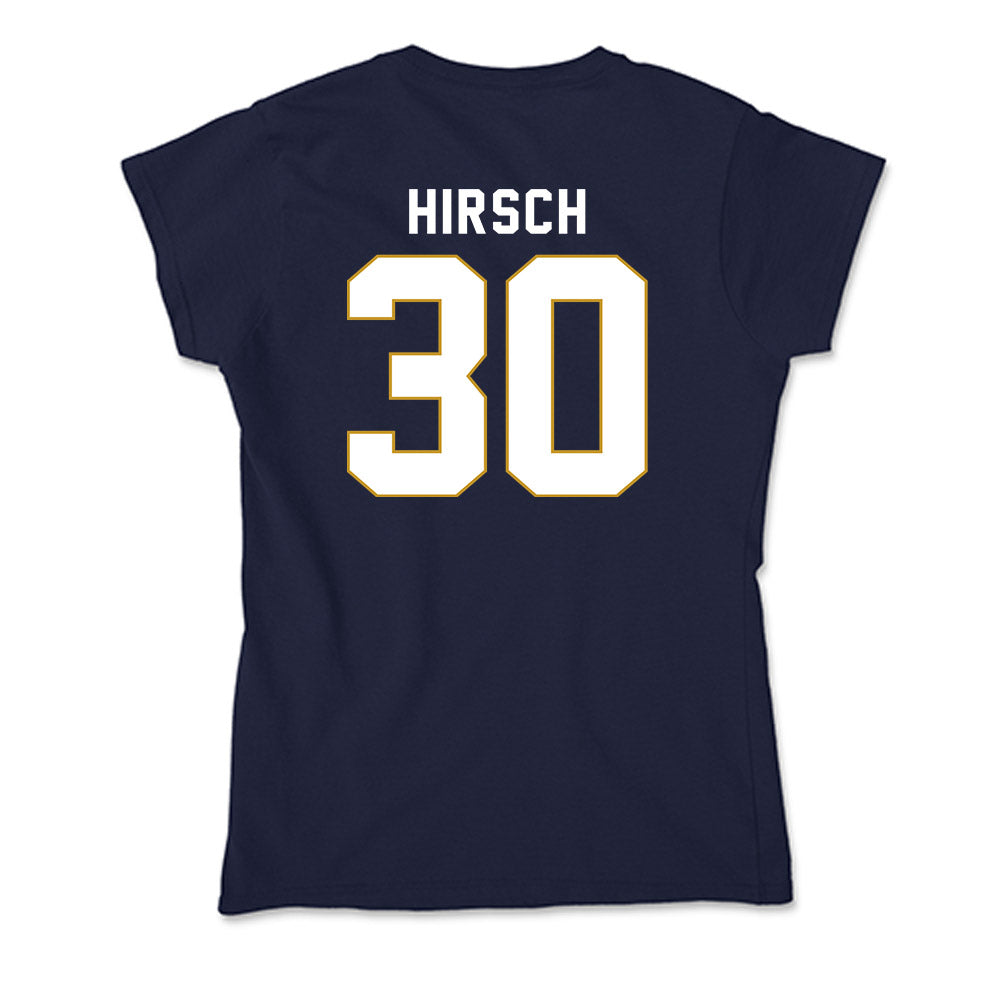 Notre Dame - NCAA Baseball : Xavier Hirsch - Soft Style Women’s T-Shirt-1