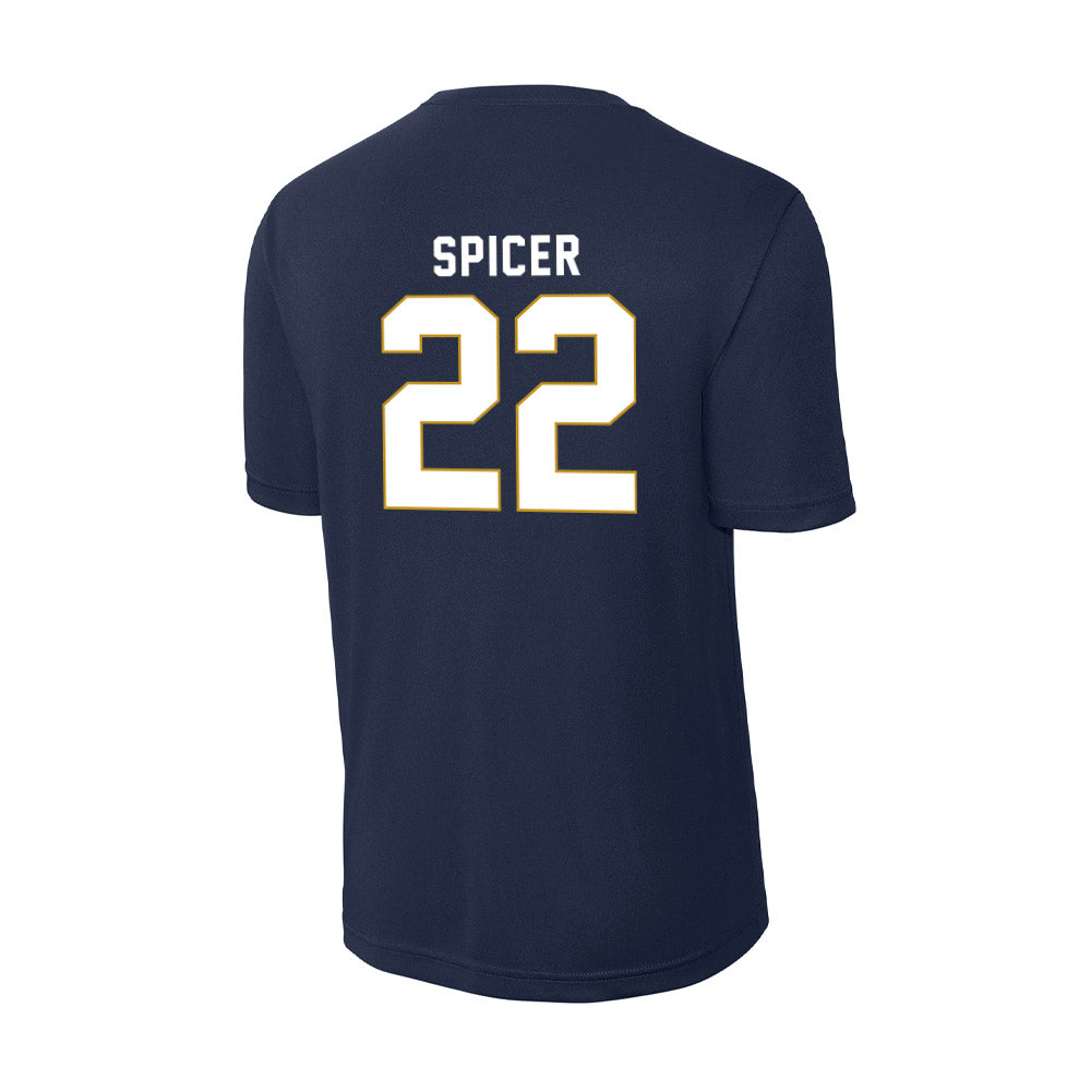 Notre Dame - NCAA Men's Soccer : Nolan Spicer - Activewear T-Shirt-1