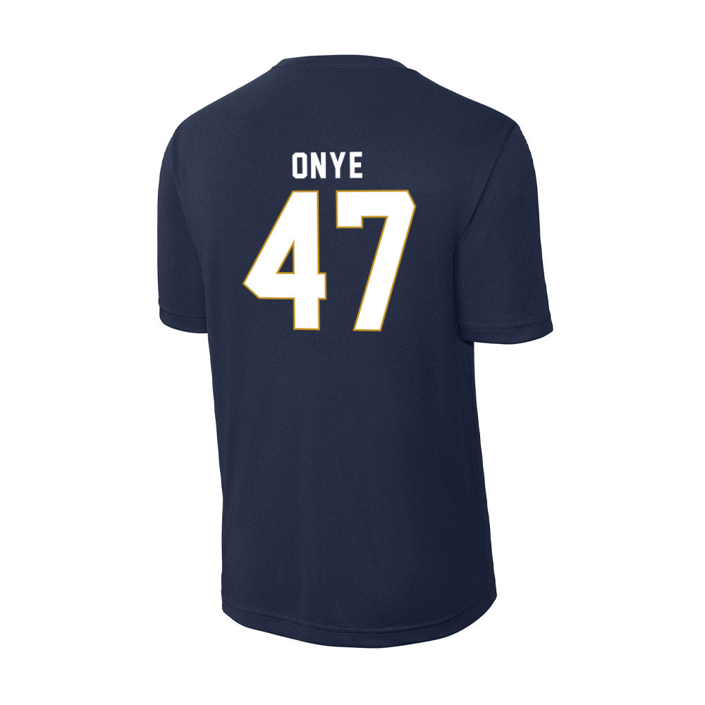 Notre Dame - NCAA Football : Jason Onye - Activewear T-Shirt-1