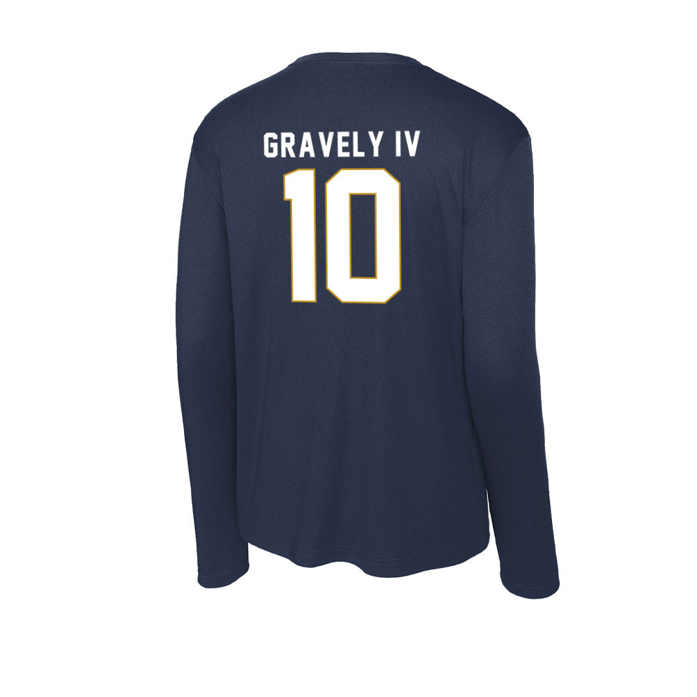 Notre Dame - NCAA Baseball : Warren Gravely IV - Activewear Long Sleeve T-Shirt-1