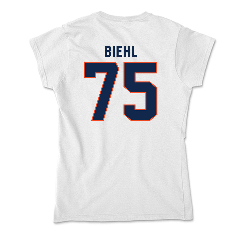 Virginia - NCAA Football : Dylan Biehl - Soft Style Women’s T-Shirt-1