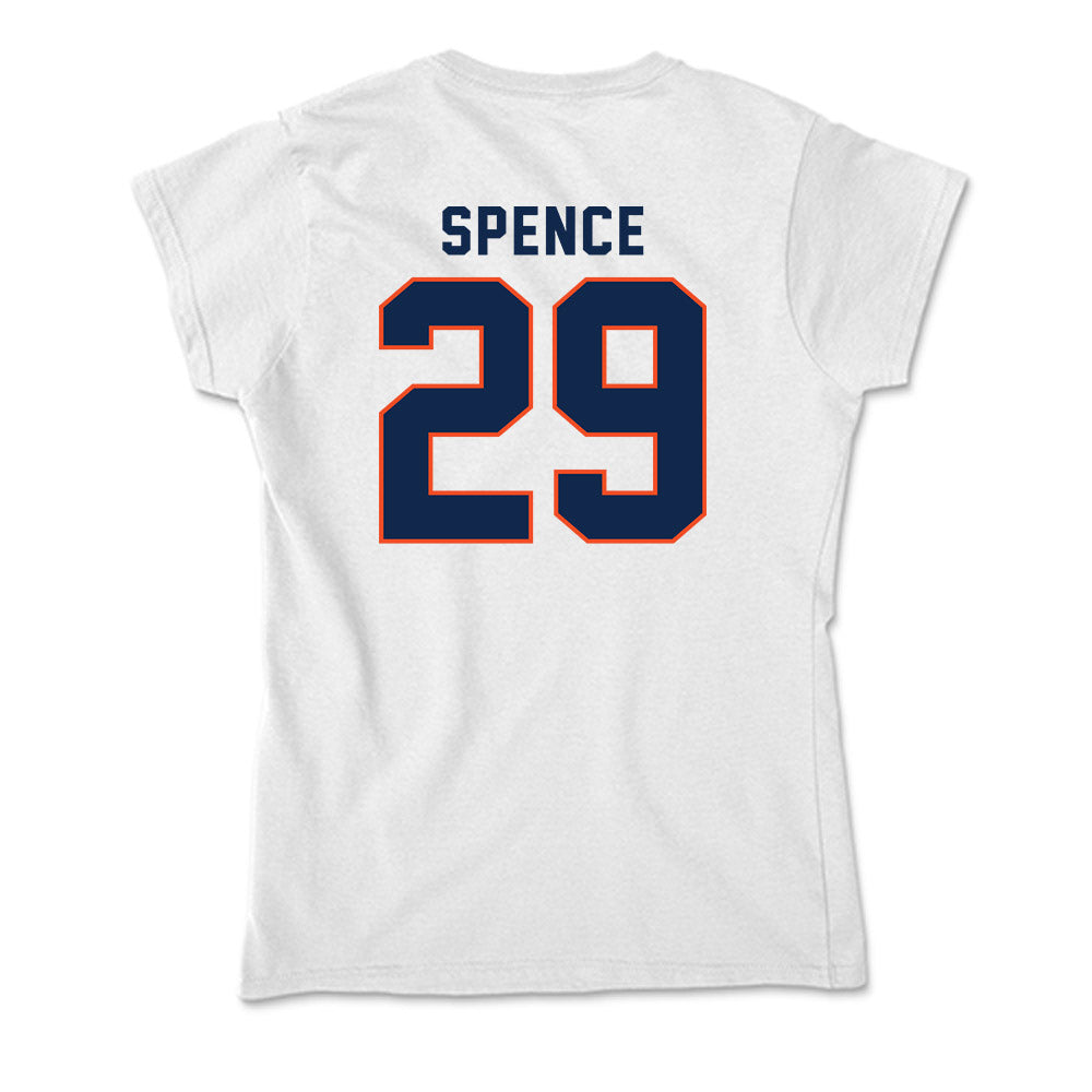 Virginia - NCAA Football : Chris Spence - Soft Style Women’s T-Shirt-1