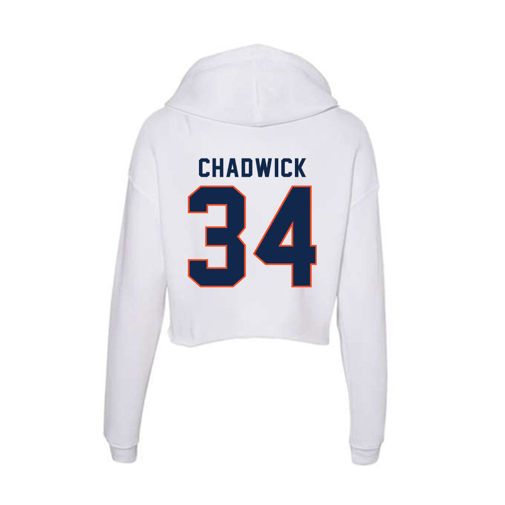 Virginia - NCAA Football : Kevin Chadwick - Women's Crop Fleece Hoodie-1