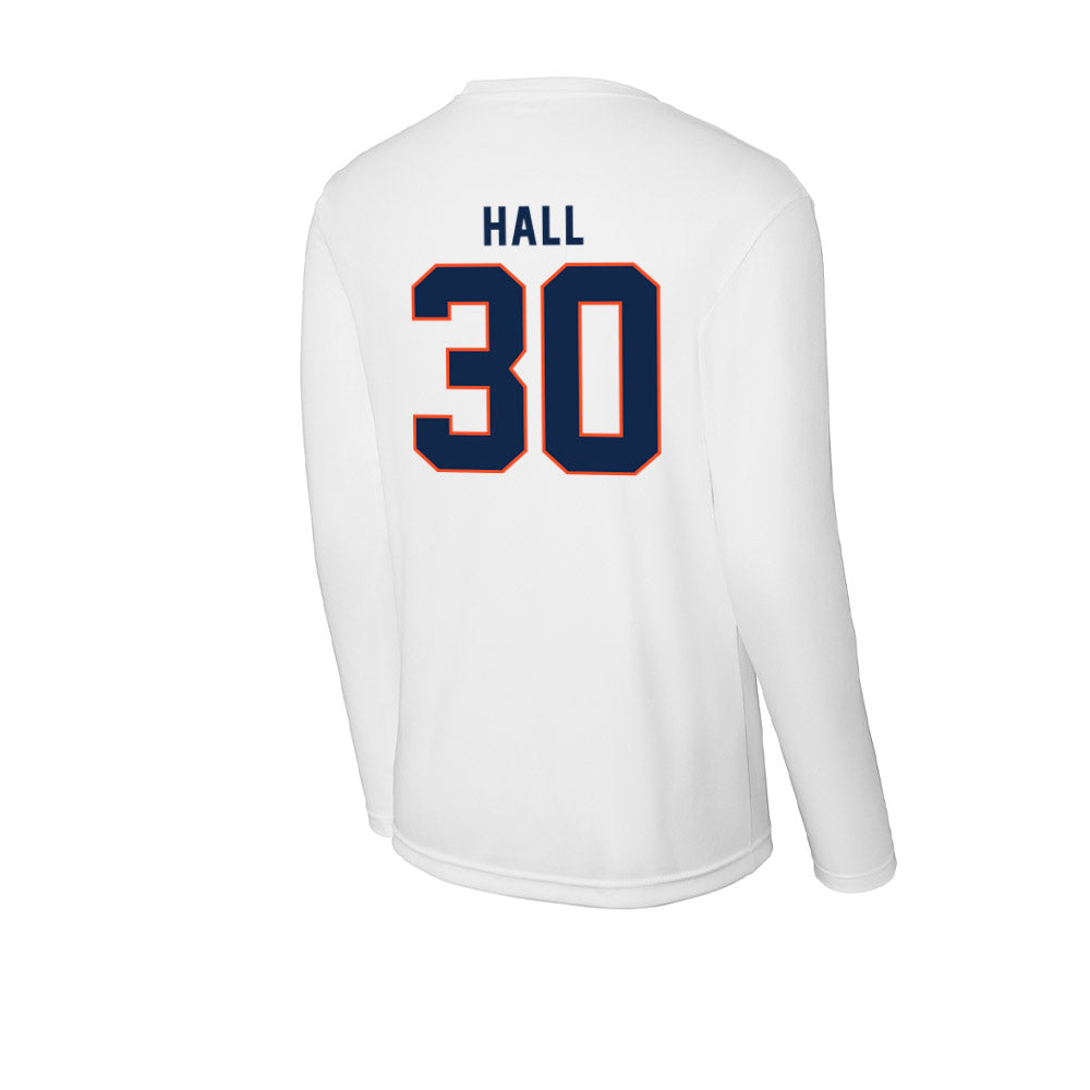 Virginia - NCAA Men's Basketball : Dallin Hall - Activewear Long Sleeve T-Shirt-1